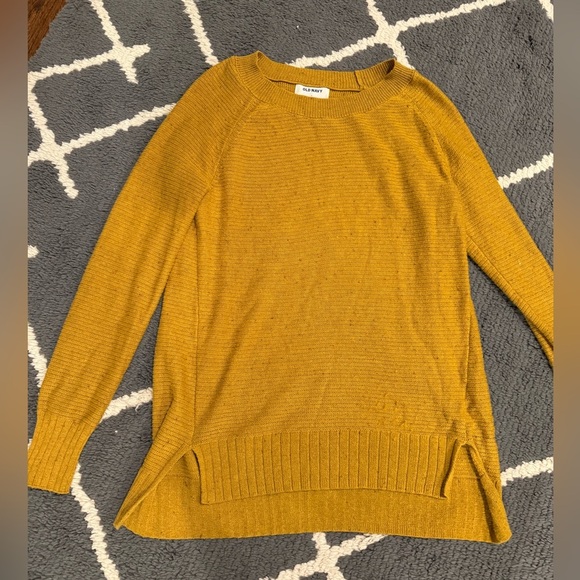 Old Navy Speckled Mustard Sweater - Picture 6 of 7
